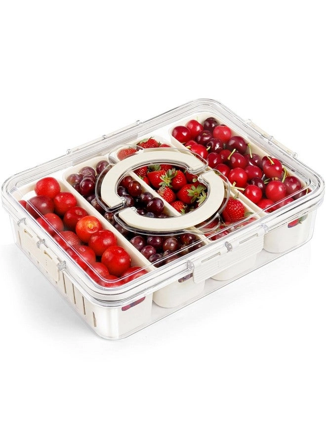 ABOUT SPACE Fridge Organiser - 4 Partition L31 x B24 x H7cm Airtight