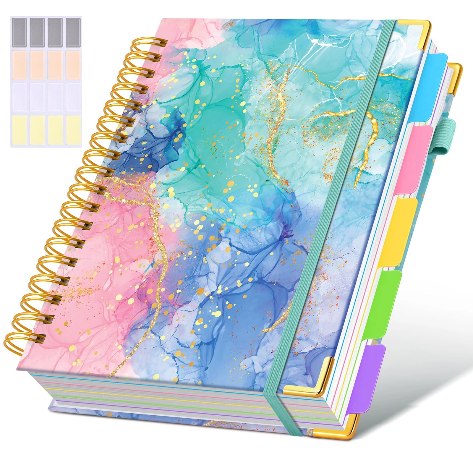 Spiral Notebook Large Hardcover - Lined 150 Sheets