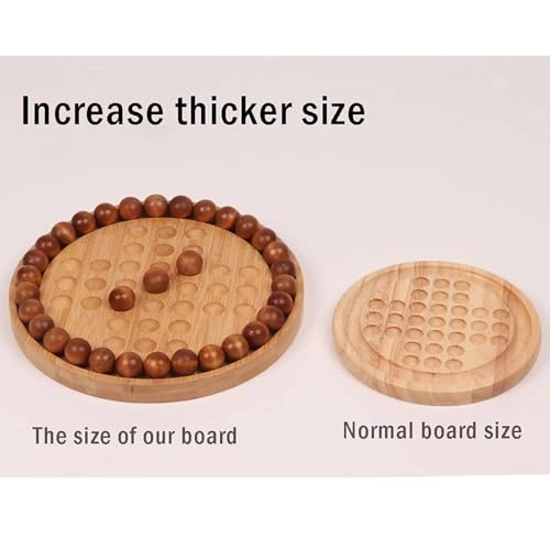 Chess - Wooden Solitaire Handcrafted