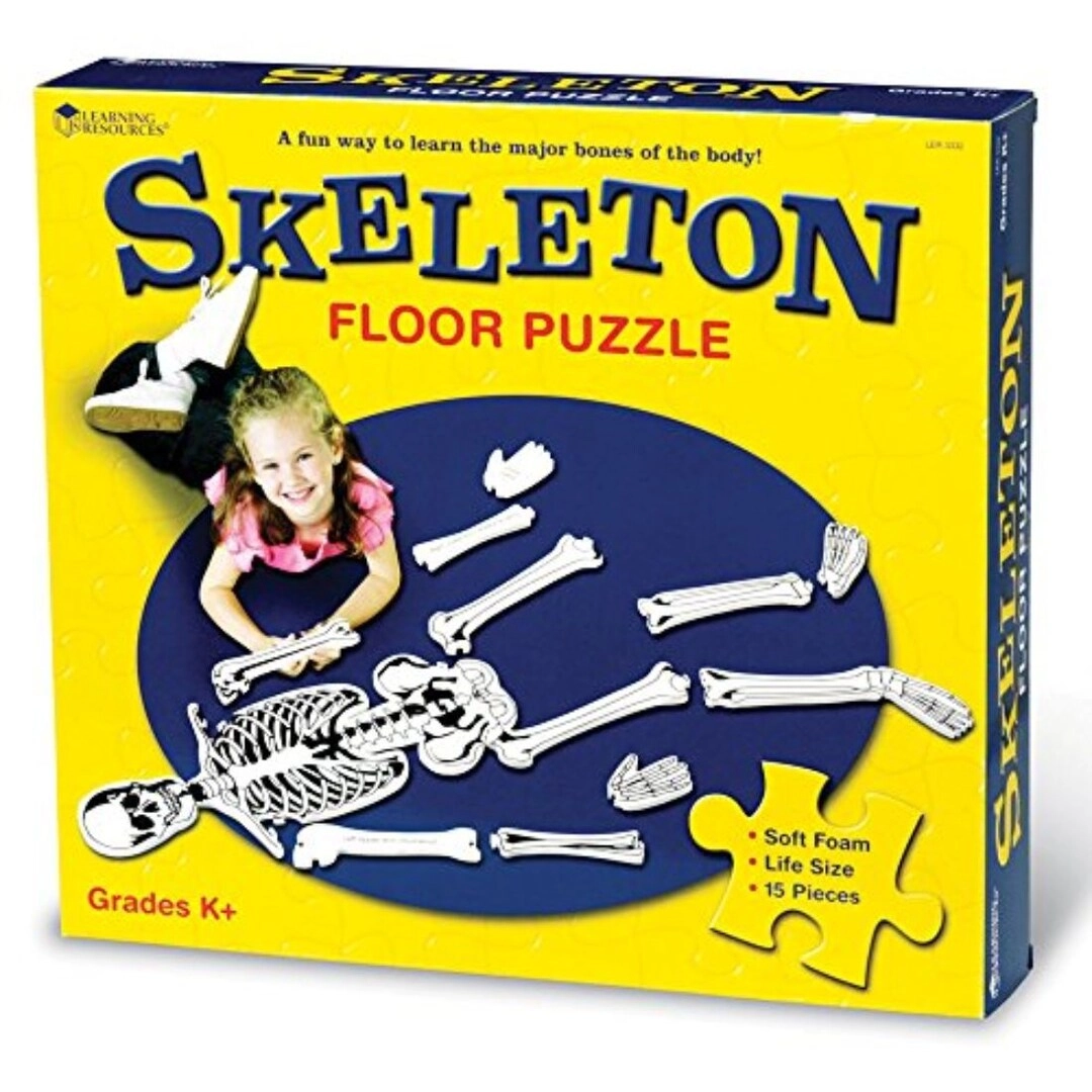 Skeleton Foam Floor Puzzle - 5+ Years 15 piece(s)
