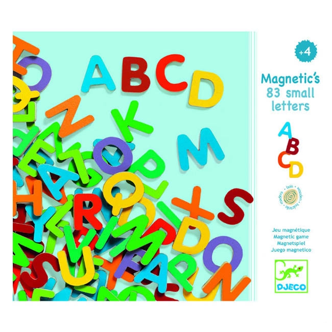 83 Small Magnetic Letters - Suitable for 4 years & above 83 pieces