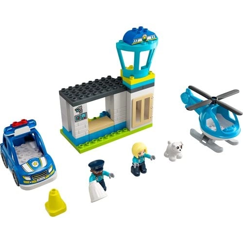 Town Police Station & Helicopter (10959)