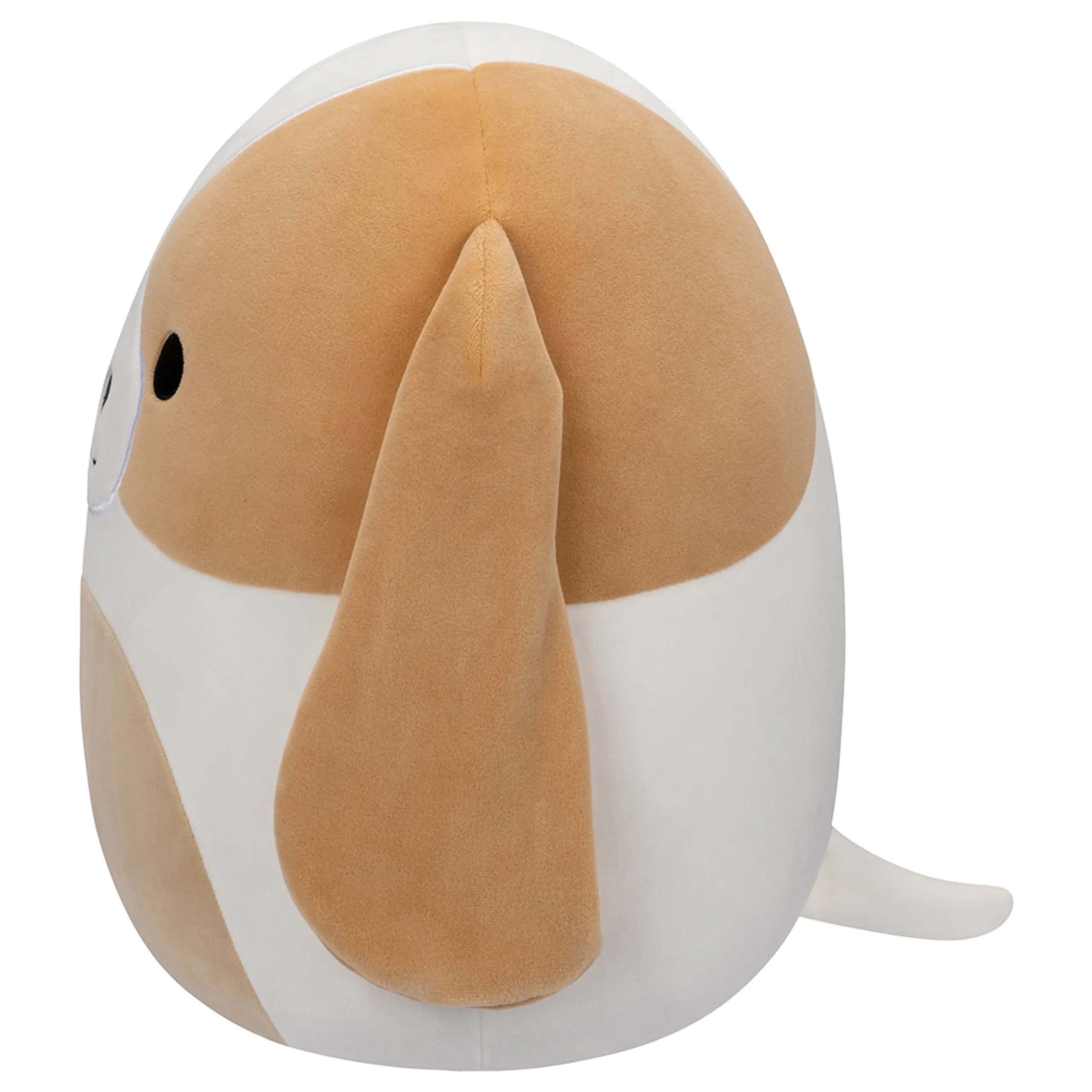 Adela Basset Hound - 12-Inch Brown/White Plush Toy