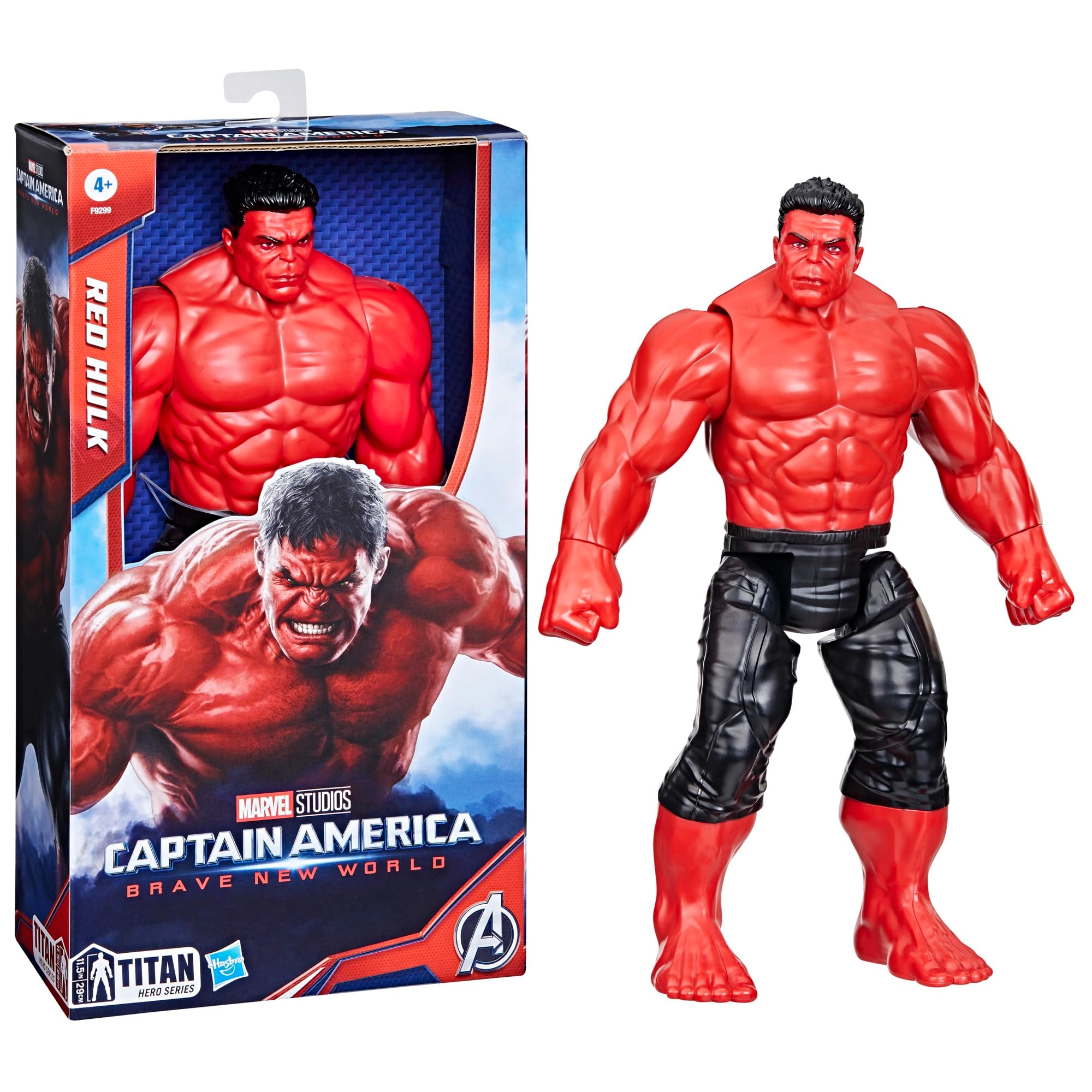 Red Hulk - Captain America Brave New World - 4 YEARS+ 1 piece (30.48 cm) (F9299)
