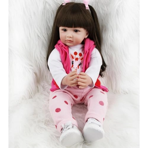 Reborn Baby Doll - 22 Inches / 55 cm Silicone Ages 3+