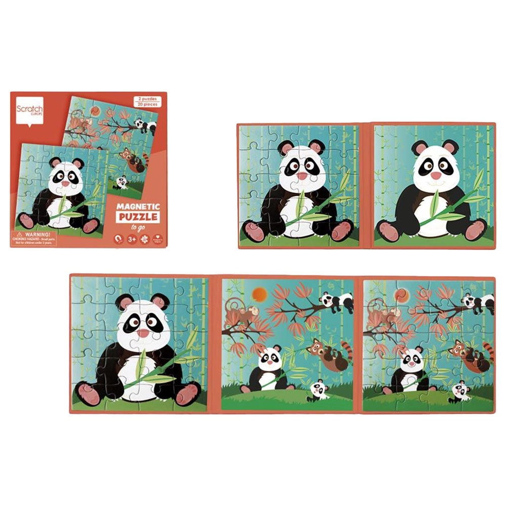 Magnetic Puzzle Book To Go - Suitable for 3 years & above 20 pieces