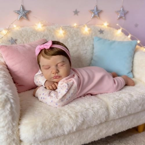 Loulou Reborn Baby Doll - 20 inch Full Body Vinyl Girl Ages 3+