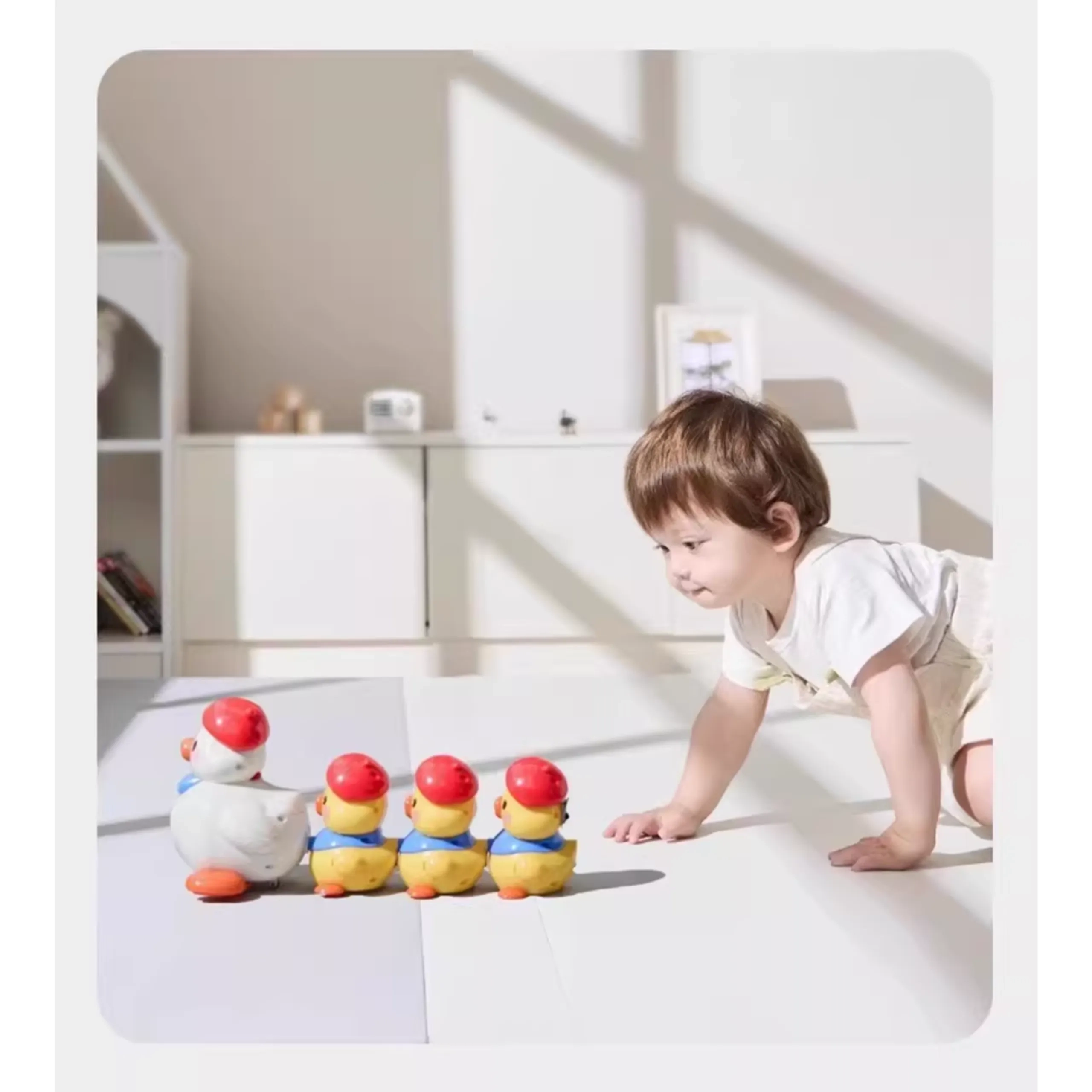 Crawling And Head-Lifting Musical Duck Toy - Duck