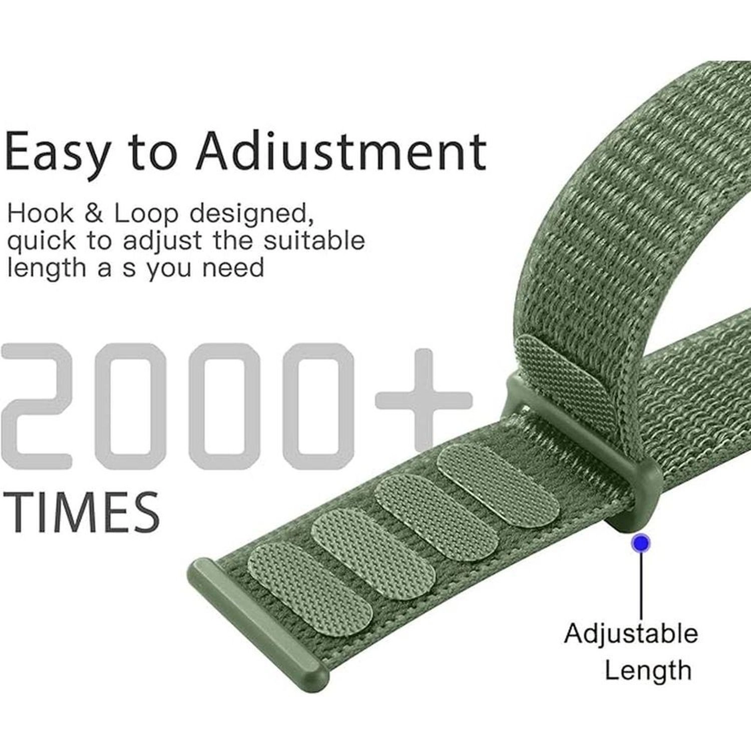 Nylon Watch Strap for Apple Watch - 44/42mm