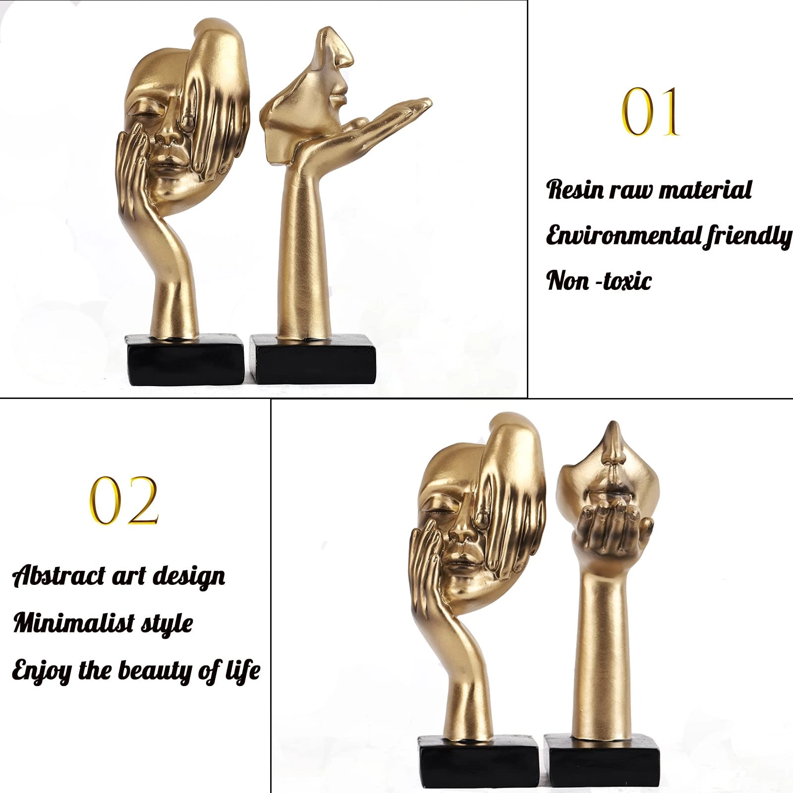 Thinker Statue - Plastic, Resin