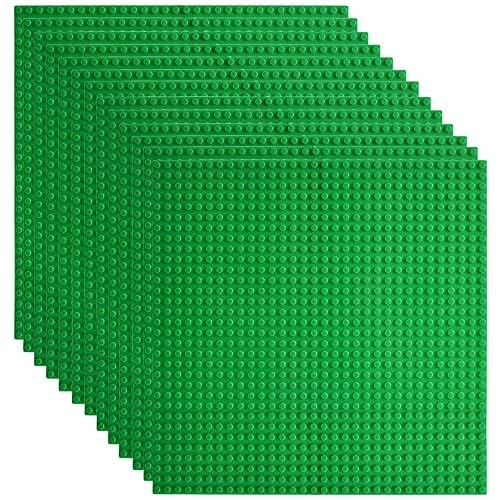 Lekebaby Classic Baseplates - 25.4X25.4cm 12pcs
