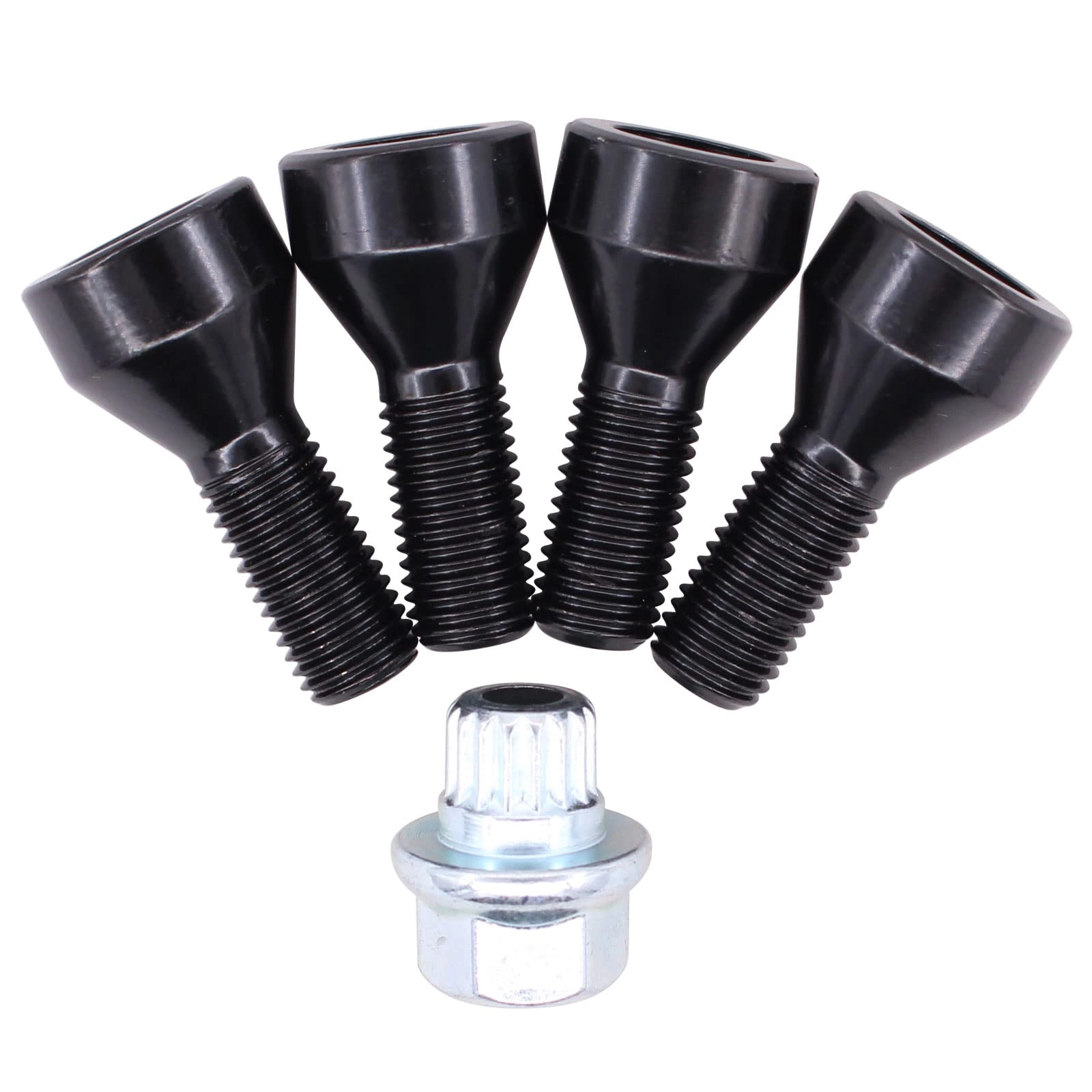 HouYeen Locking Wheel Bolts Nuts Set - M12 x 1.5