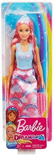 Barbie Dreamtopia Hairplay Doll - Multi-Colour Rainbow Princess