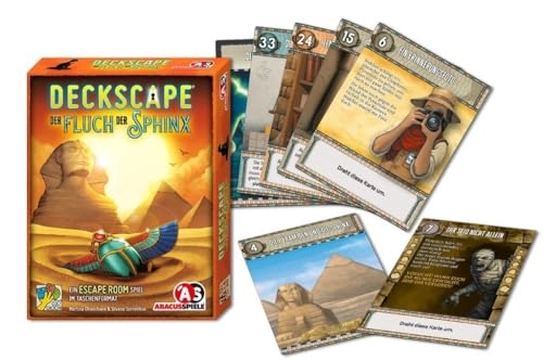Deckscape - The Curse Of The Sphinx - Card Game (German)