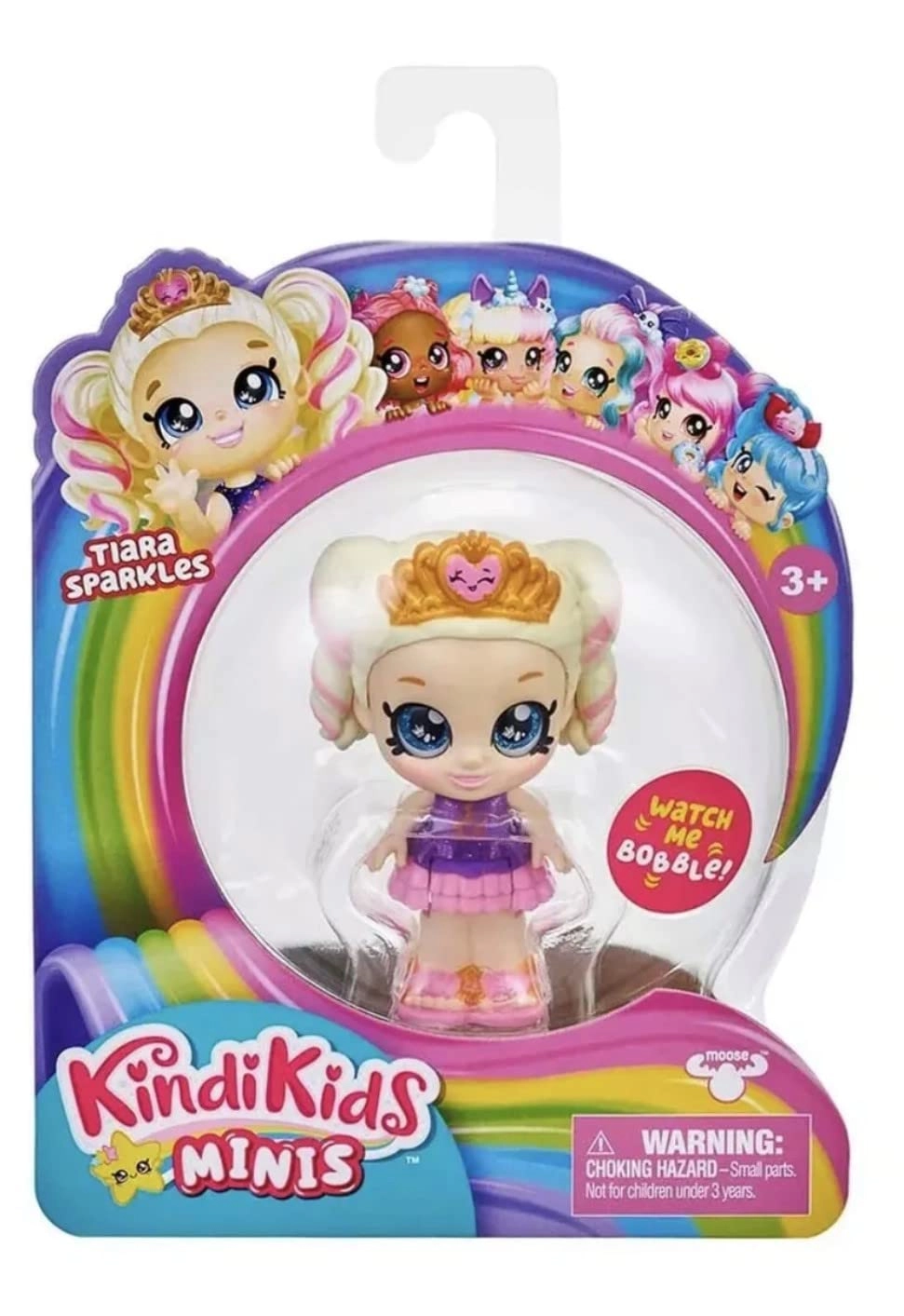MOOSE TOYS LLC Tiara Sparkles Miniature Bobblehead Doll - Plastic Ages 3+
