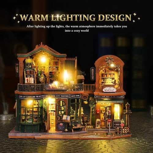 Book Nook Kit - LED Wood 3D Puzzle