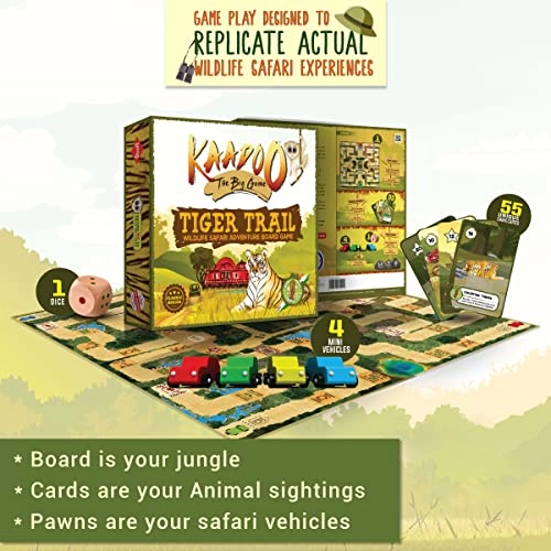 Tiger Trail: Central India Edition - Board Game