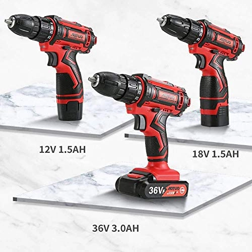 Impact Cordless Drill - 21V 2 Lithium Ion Batteries