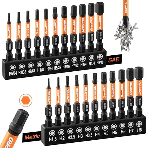 GRENPRO Allen Wrench Drill Bit Set - 22pc