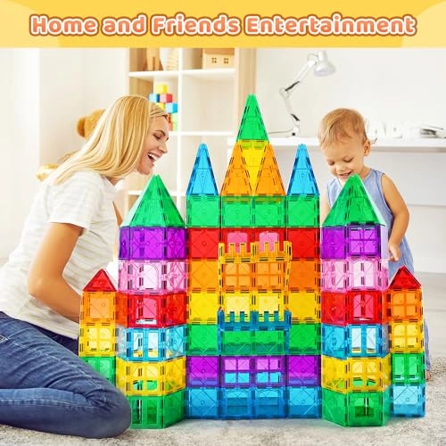 Magnetic Building Blocks - 100 pcs