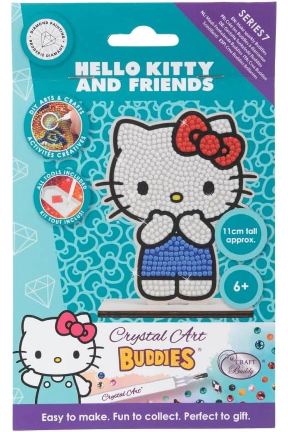 COLOR LAND CHILDRENS TOYS CENTER LLC Crystal Art Buddy Hello Kitty - 6+ years 1 pcs