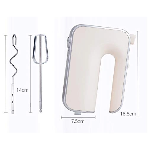 Handheld Electric Egg Beater - High Power 5-speed Turbo