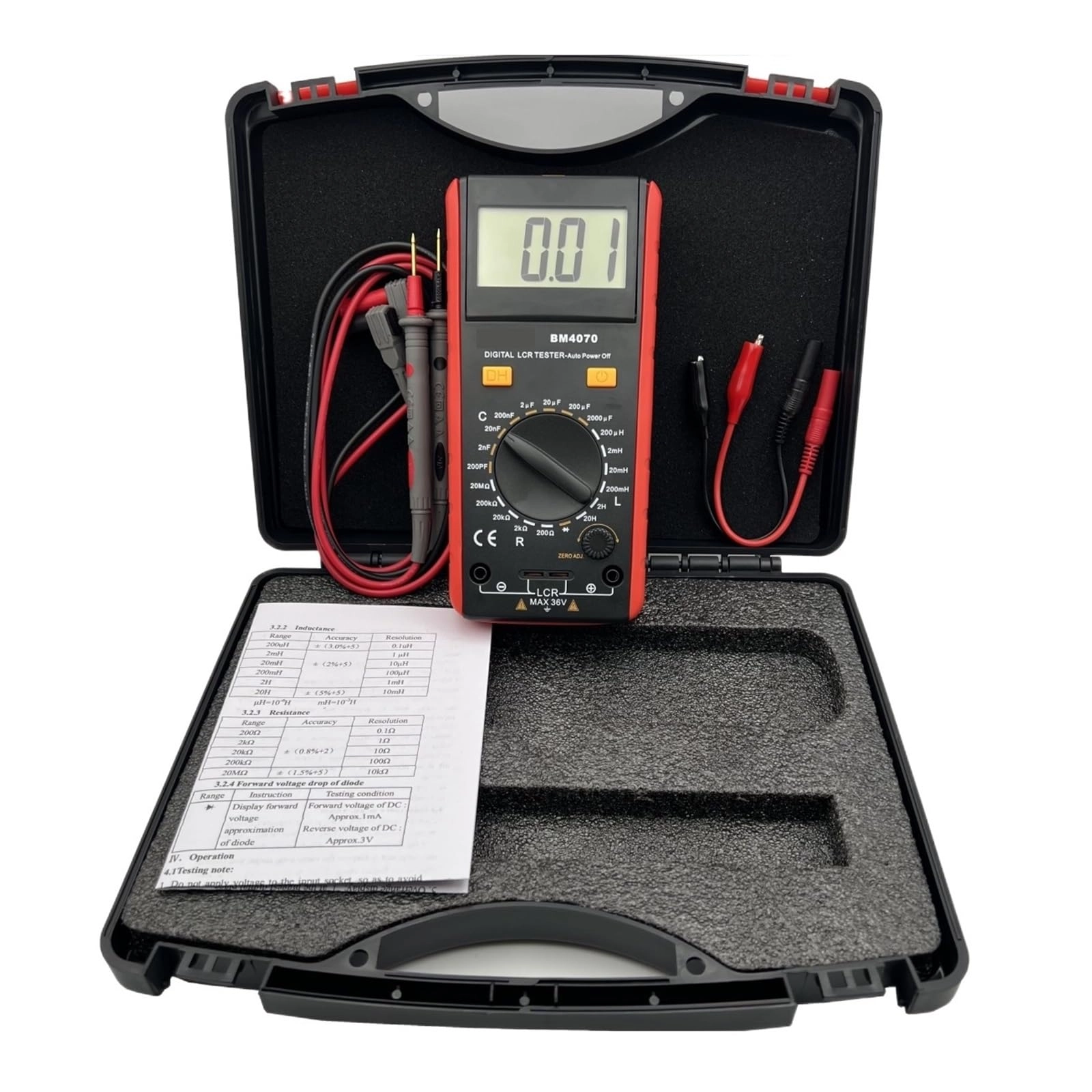 LCR Meter - Digital LCD Inductance Capacitance Resistance