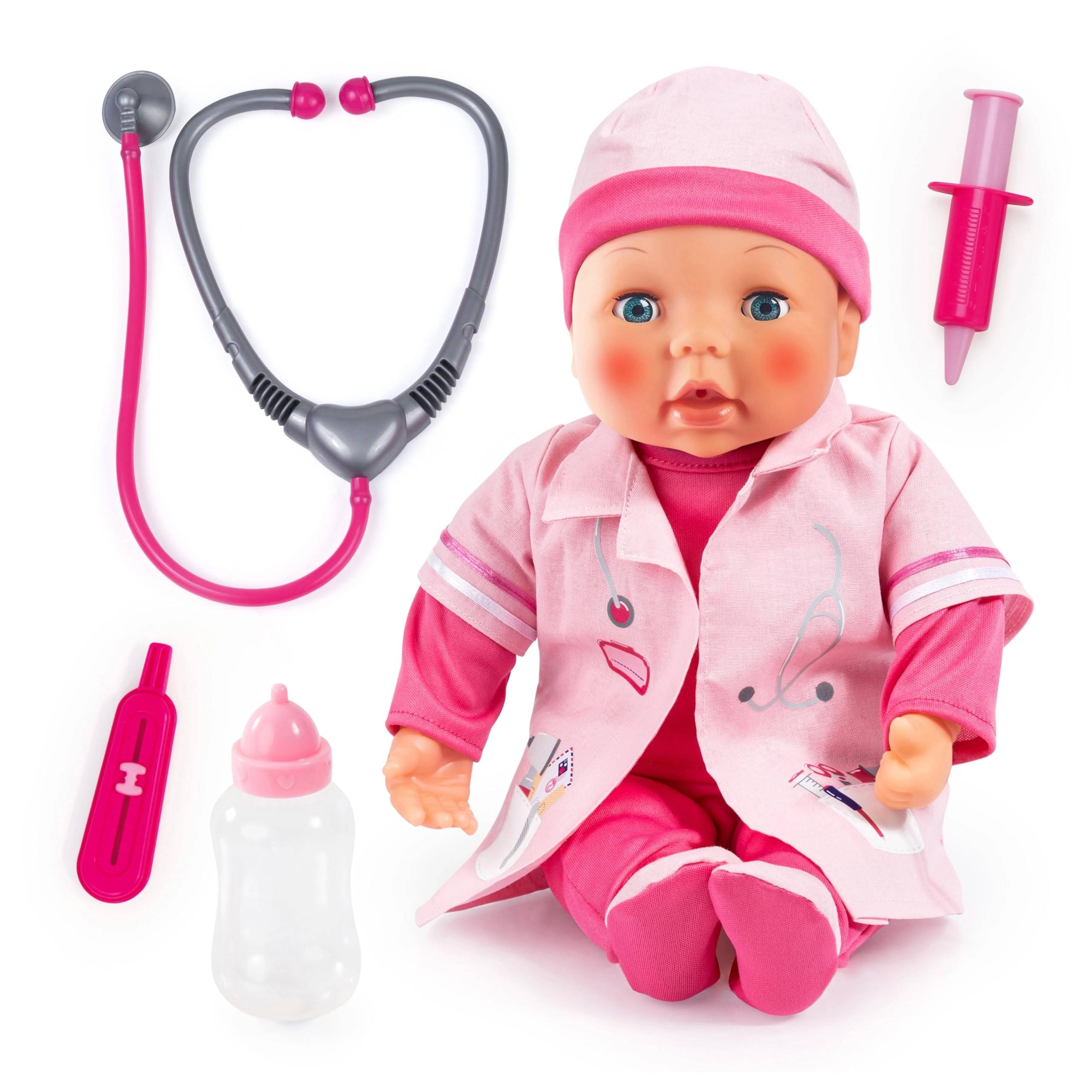 Bayer Design Doctor Set Doll Playset - 38 cm Battery Operated (93878AA)