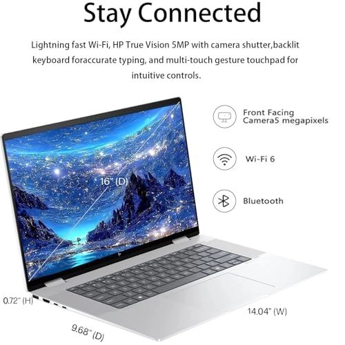 Envy x360 - 16'' Core Ultra 7-155U 16GB DDR5 2TB SSD