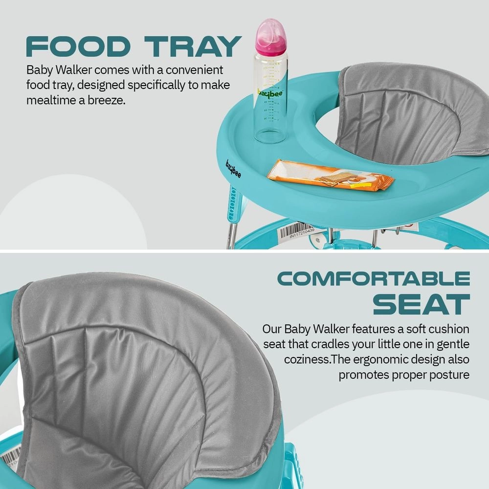 Foldable Baby Walker - 3-step height adjustable 15 kg