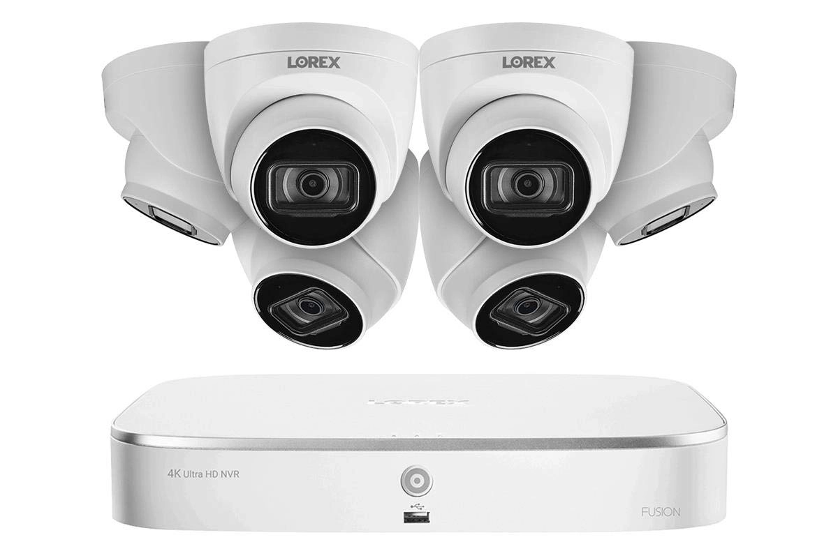 Lorex Technology N4K2-86WB - 8 Channel 4K + N842A82 - 2TB + E841CA-E - 8MP White