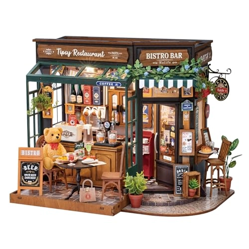 Tipsy Restaurant - DIY Miniature House Kit Braun