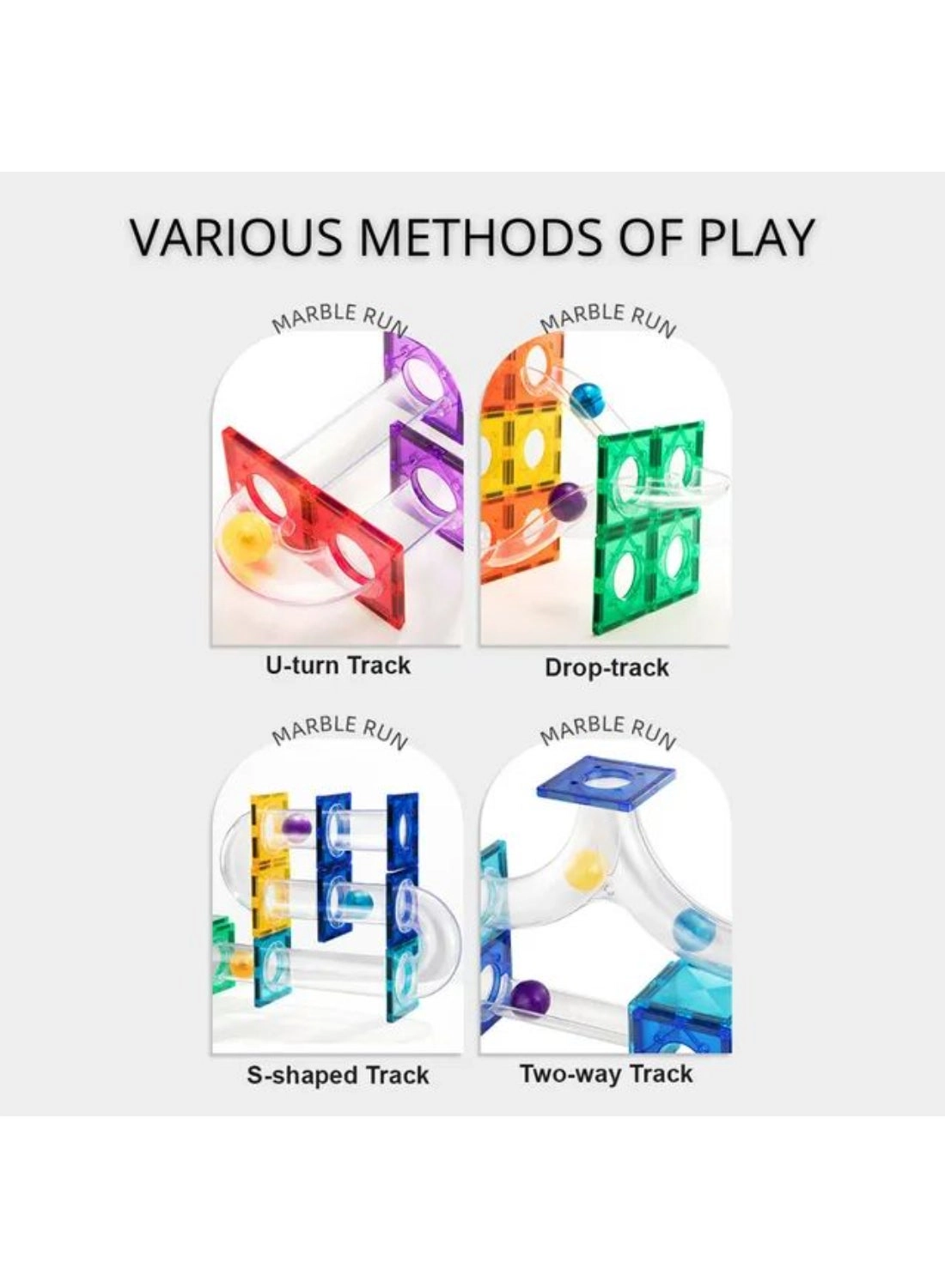 Magnetic Tiles Marble Run Edition - 100 pcs