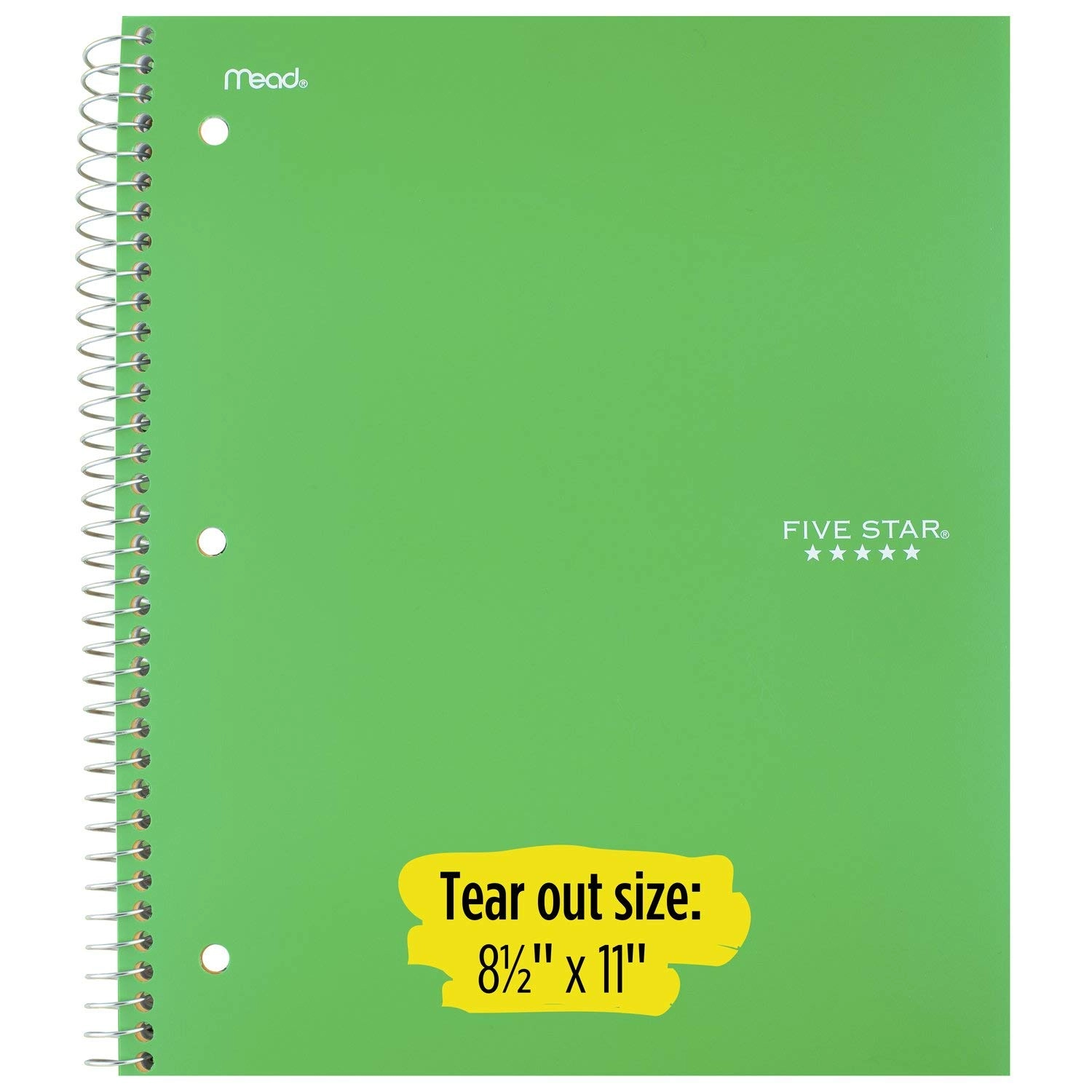 Spiral Notebook 8-1/2" x 11" Spiral - Lined 100 Sheets