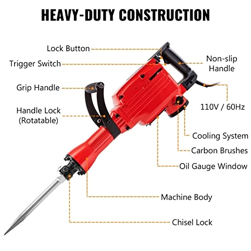 Demolition Jack Hammer - 2200W