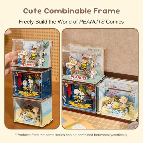 Snoopy Baseball 3D Wooden Puzzle - 47 pcs