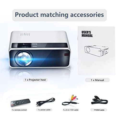 4K HD Portable Projector - 27000 lumens 1920 x 1080