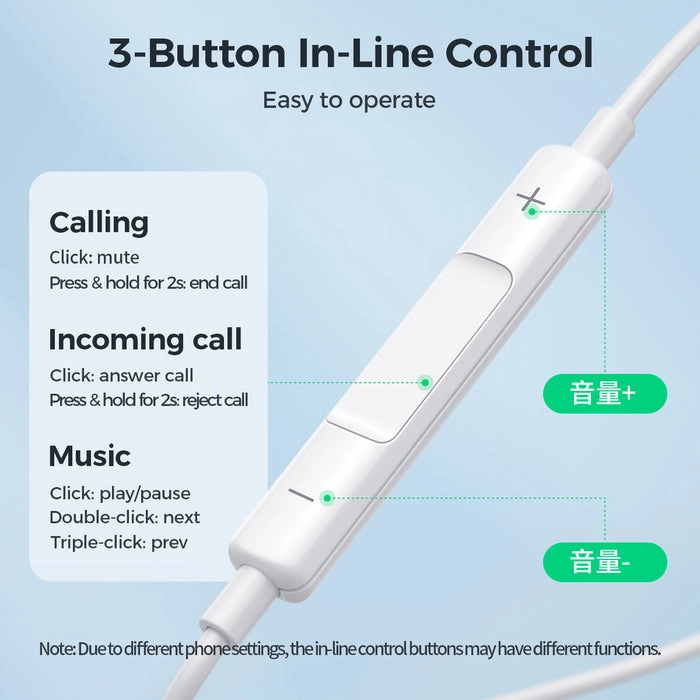 JR-EW01 Wired Earphone