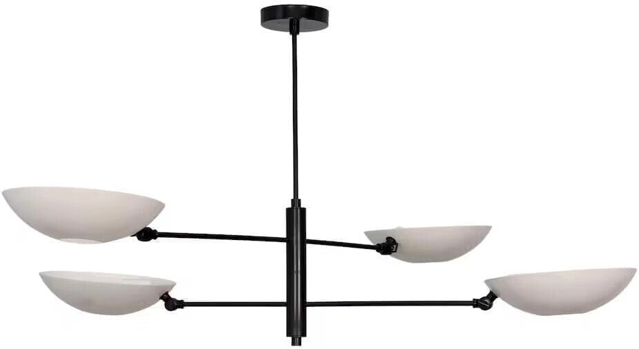 4 Light Pendant Mid Century Sputnik Ceiling Light Fixture