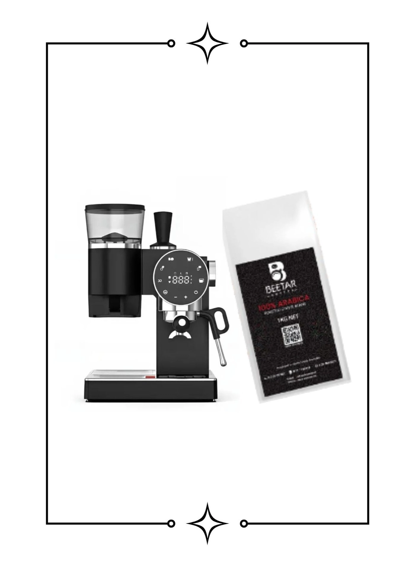 Beetar Coffee Bean to Cup - built-in grinder + Coffee Beans - 1kg