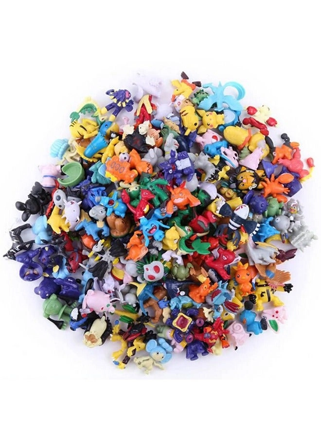 Cute Mini Cartoon Collectible Figures 144 pcs