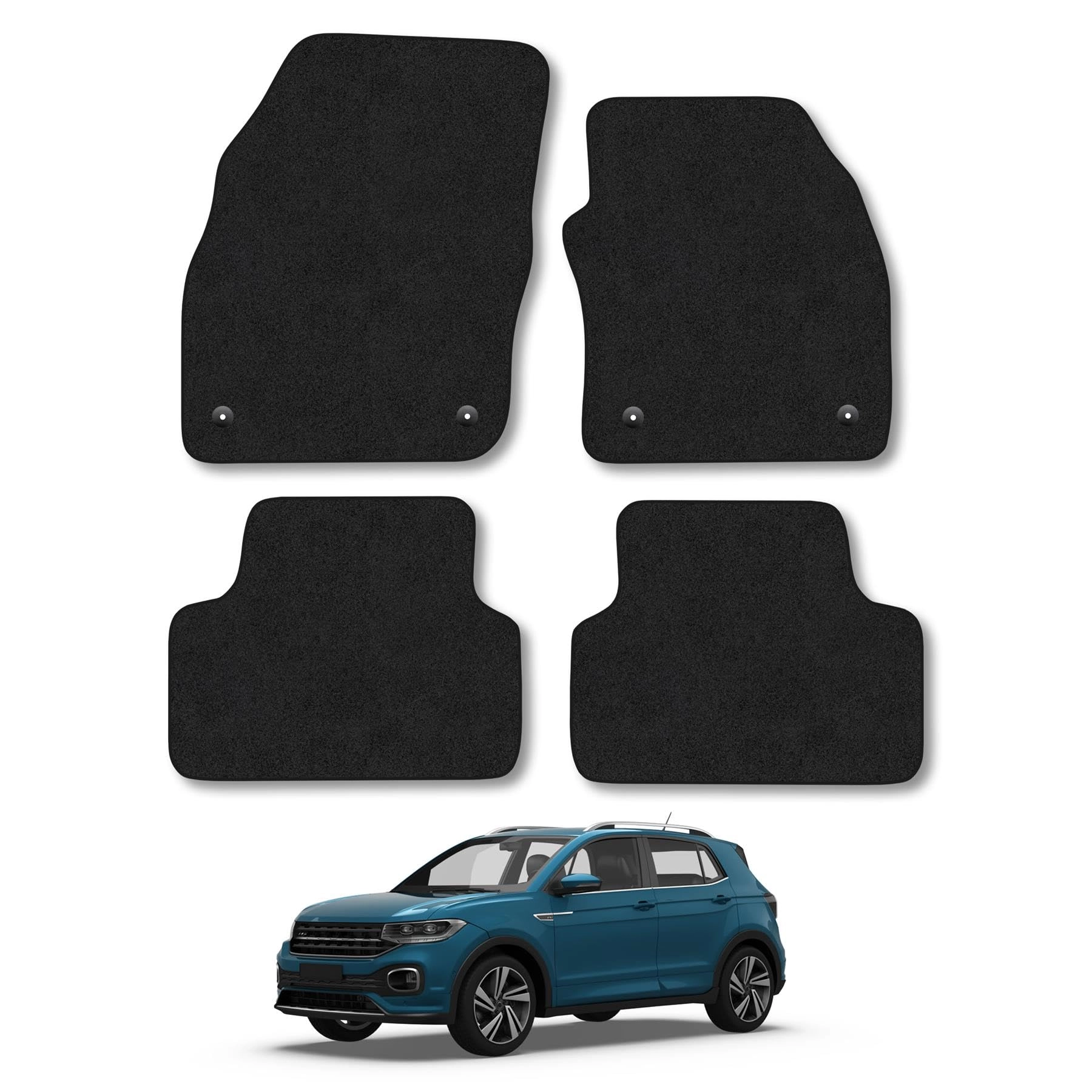 car mat co T-Cross Car Mats - VW 2019+ Front Rear