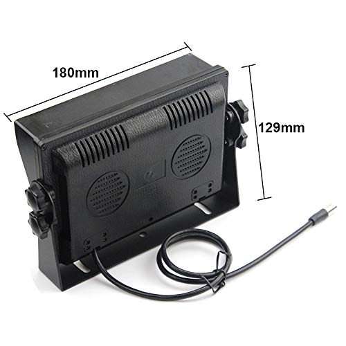 Rearview Camera - Night Vision + 7" TFT LCD Monitor - 800x480