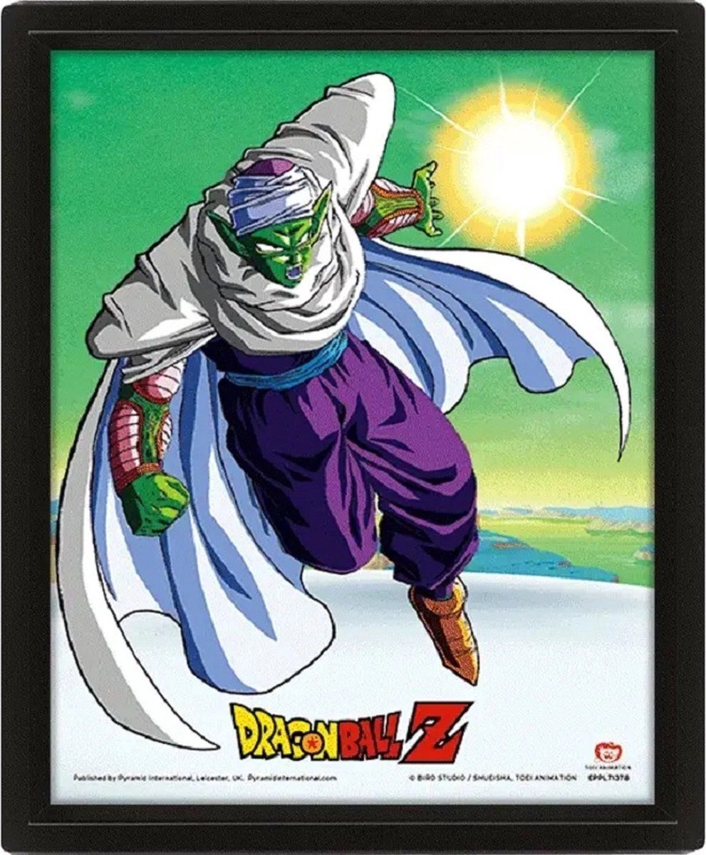 Generic Power Levels Increased - Dragon Ball Z - Lenticular Framed Black Plastic