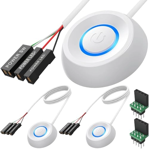 Xiatiaosann PC Power Button - 2M 2 Count
