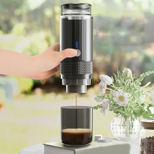 Portable Coffee Maker - 170ml capsules or grounds