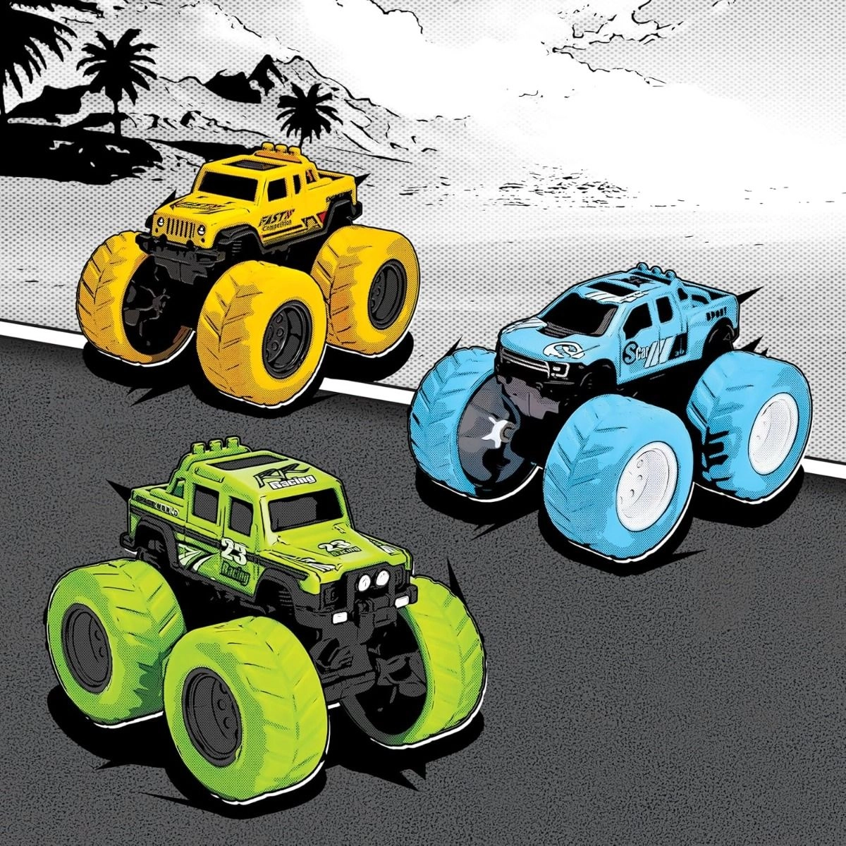 Mighty Engines Monster Truck