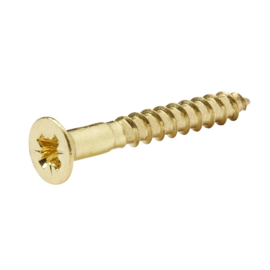 Brass Wood Screw Pack 4mm 30mm