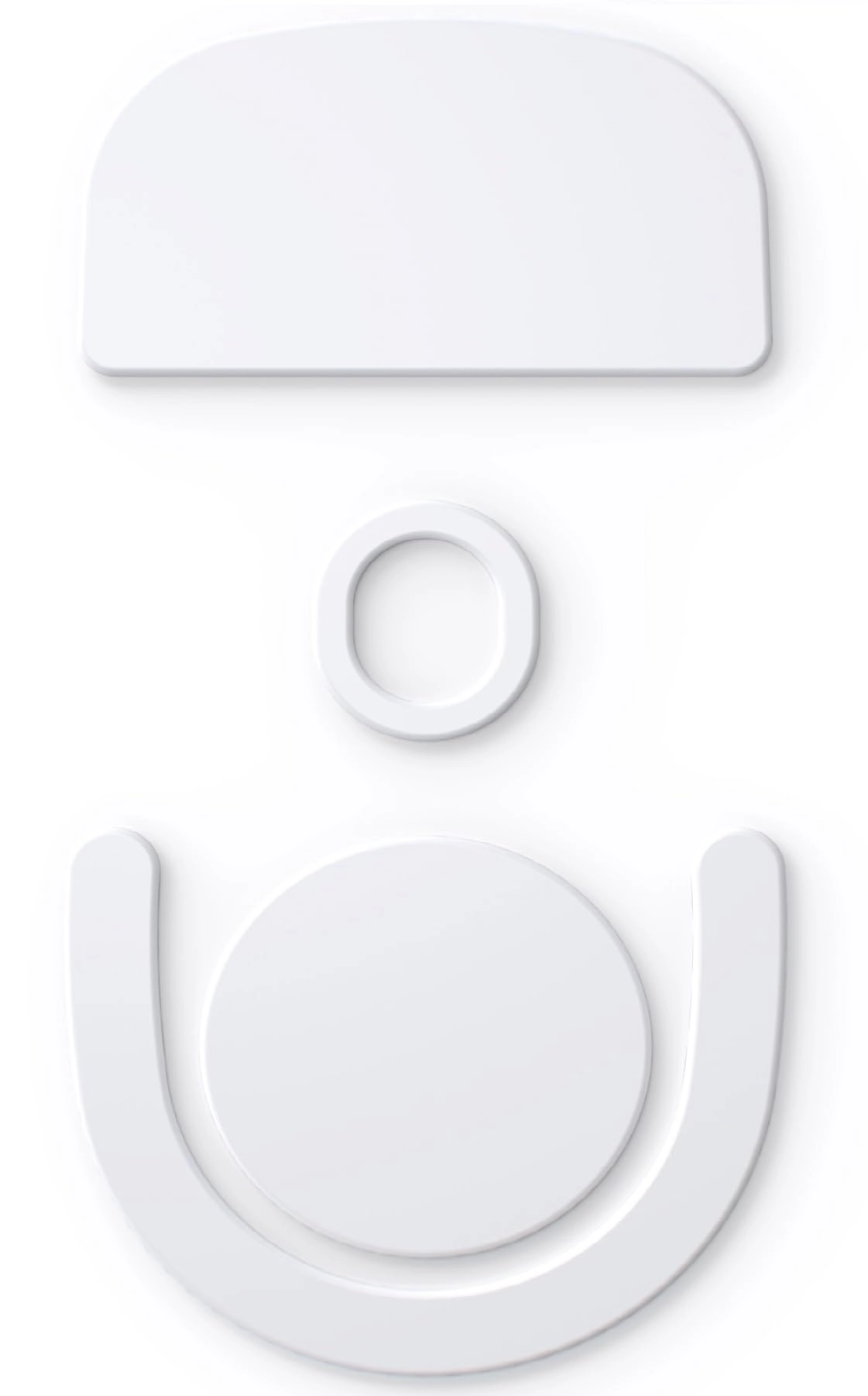 SmoothGlide PTFE Rounded Replacement Mouse Skates - White G Pro X 2