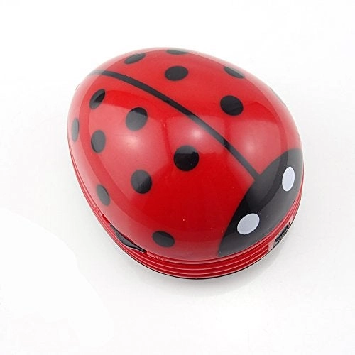 Ladybug Shaped Portable Corner Desk Vacuum Cleaner